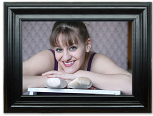 Mindy Moritz Belden at the barre